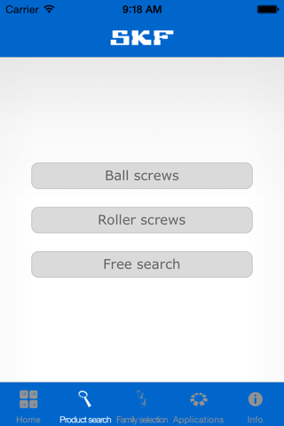 SKF Ball and Roller Screws Select screenshot 2