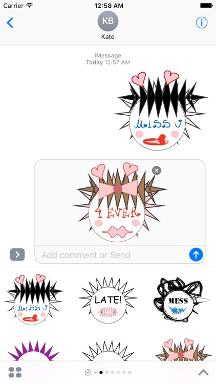 Emotional Emoji Creatures Free Sample Stickers screenshot-4