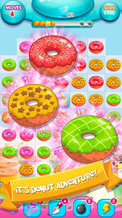Donut Dazzle Jam: Match 3 Puzzle Candy Game
