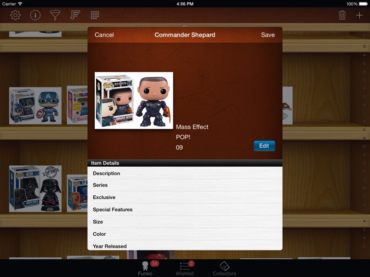 Vinyl Figure Toy Collector Manager - iPad version screenshot-3