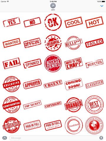 Stamp Stickers screenshot 3