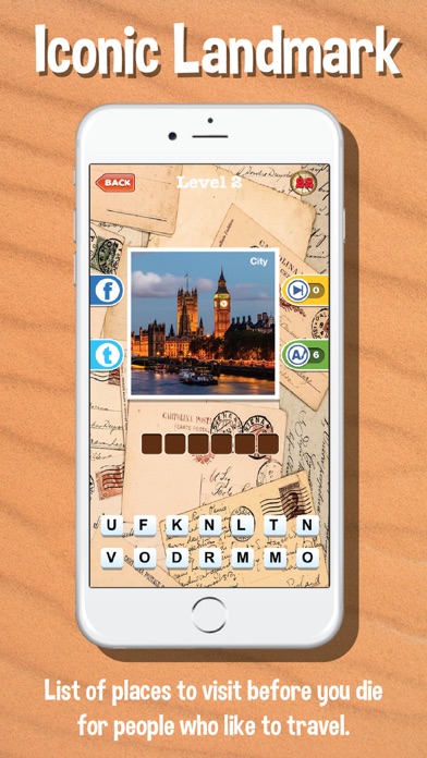 How to cancel & delete Landmark quiz game 2 Guess where picture was taken from iphone & ipad 1
