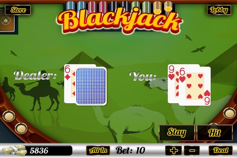 Pharaoh's Slots Casino Pro with Grand Bingo Video Poker & Blackjack Bash screenshot 4