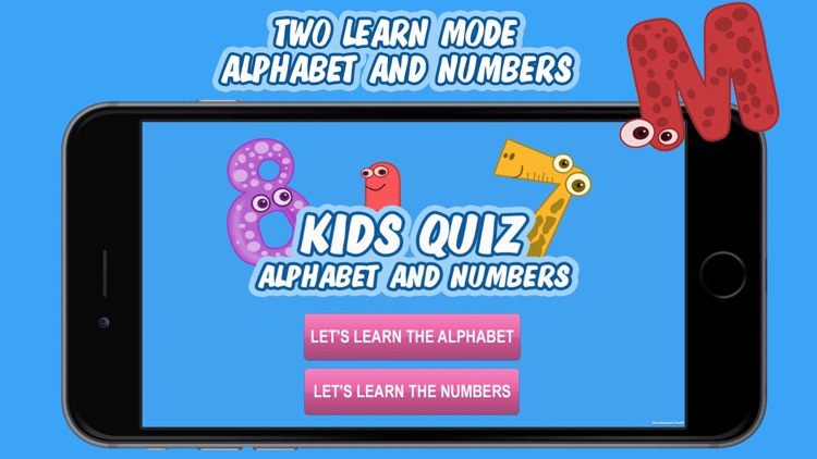 ABC and 123 - Alphabet game for Kids
