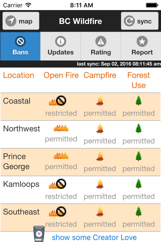BC Wildfire screenshot 4
