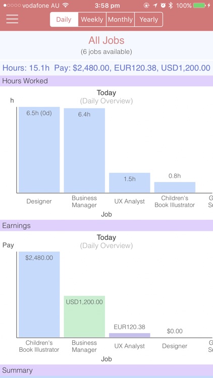 Work Clock - Timesheet Manager screenshot-0