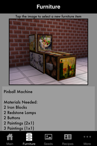 Guidecraft Pro - Furniture, Seeds.. for Minecraft screenshot 3