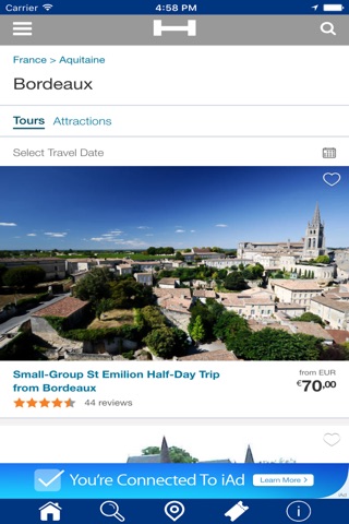 Bordeaux Hotels + Compare and Booking Hotel for Tonight with map and travel tour screenshot 2