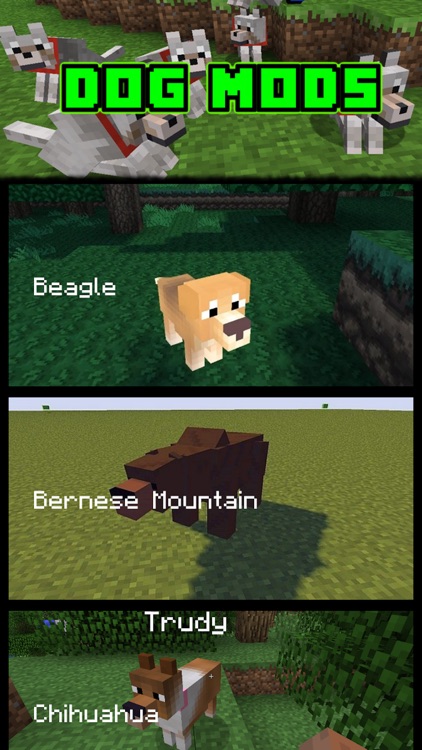 DOGS EDITION MODS FOR MINECRAFT PC GAME