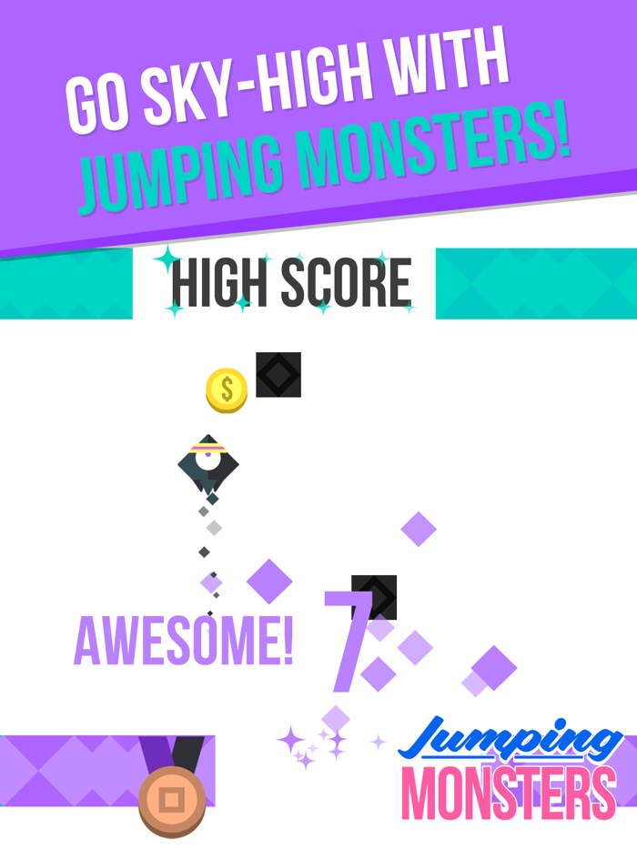 Jumping Monster Amazing Arcade Game