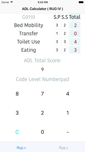 ADL Calc