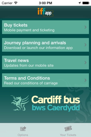 Cardiff Bus M-tickets screenshot 2