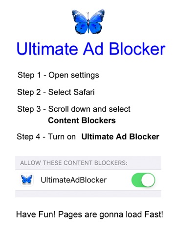 Ultimate Ad Blocker for iPad screenshot 2