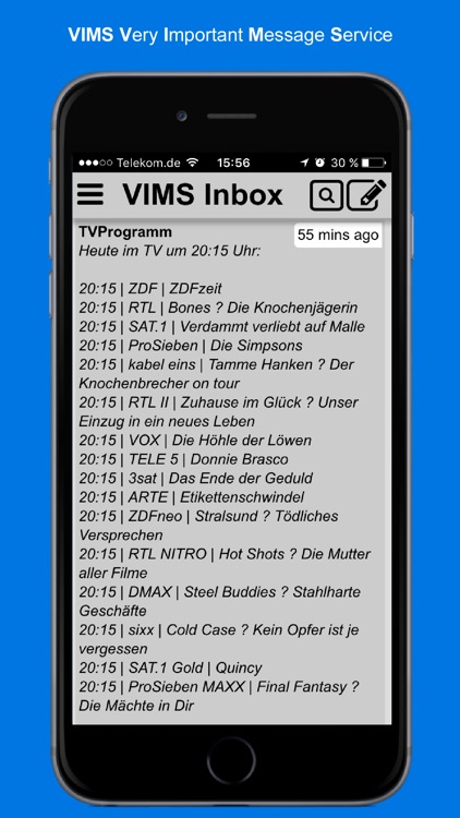 VIMS - Very Important Message Service