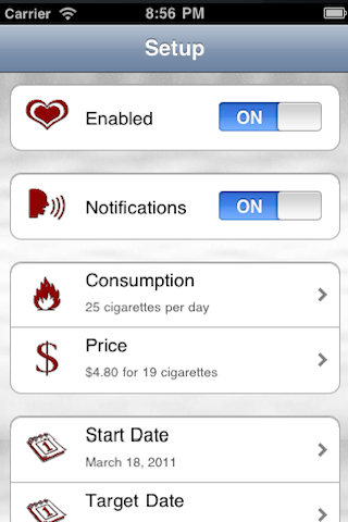 Stop Smoking Timer screenshot 4