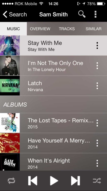 ROK Mobile Music screenshot-3