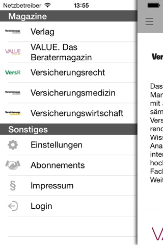 Verlag Versicherungswirtschaft screenshot 2