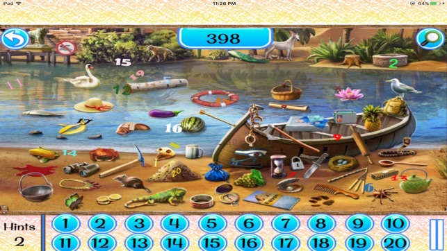 Free Hidden Object Games:Seaside Hidden Numbers(圖2)-速報App