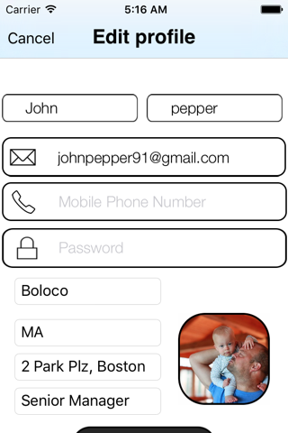 EmployeeApp screenshot 2