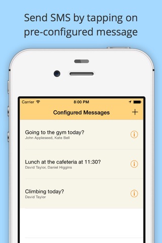 QuickText: Send SMS from Today Widget screenshot 2