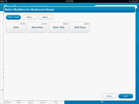 Intro to Accessibility Screen Reader for iPad POS System for Restaurants screenshot 2
