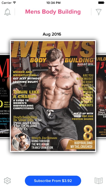 Men's Body Building Magazine