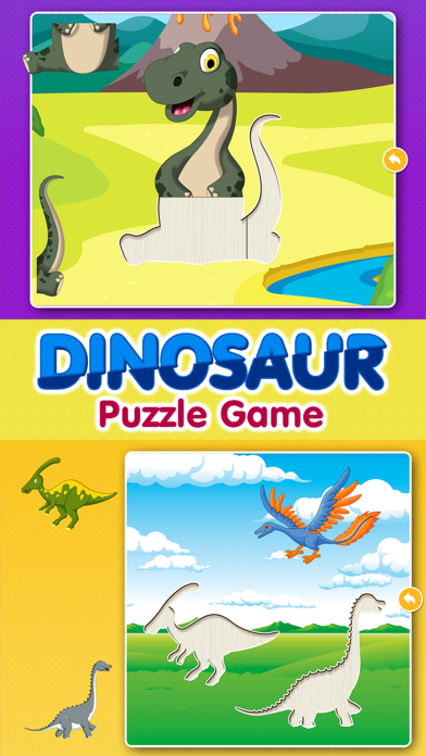 恐竜 の子供の教育ジグソーパズルゲーム Iphoneアプリ Applion
