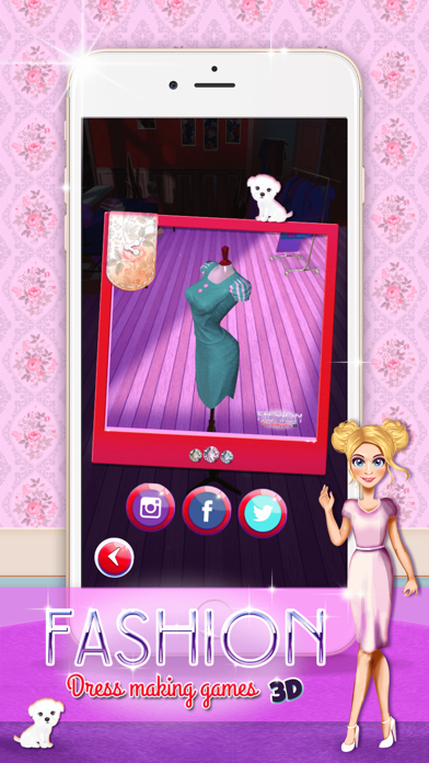 Fashion Dress  Designer 3D: Clothes Making Game.s screenshot 3