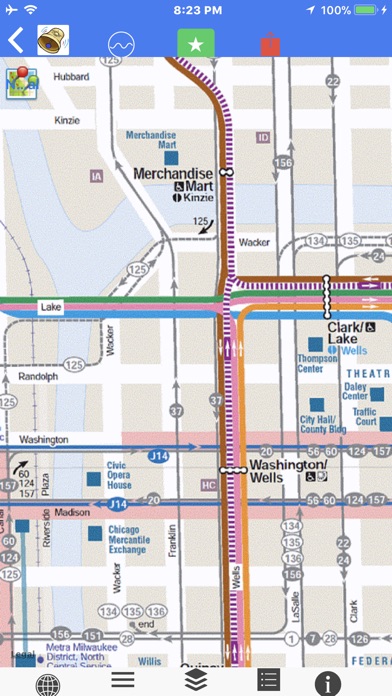 Chicago Subway Bus Offline Map screenshot 3