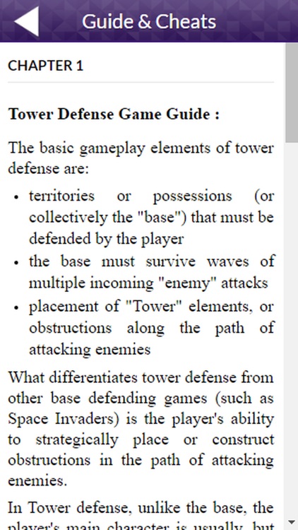 Tower Defense Cheats Version - Strategy Games