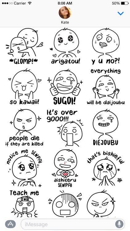 Otaku Lingo stickers screenshot-3