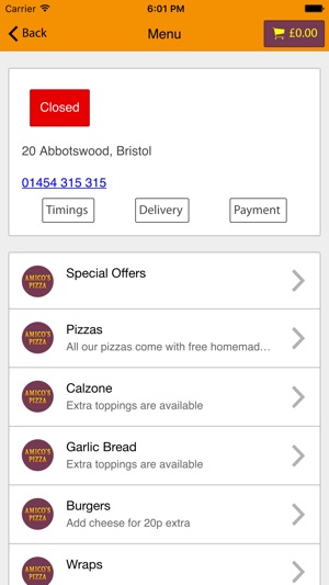 Amicos Pizza Bristol(圖2)-速報App