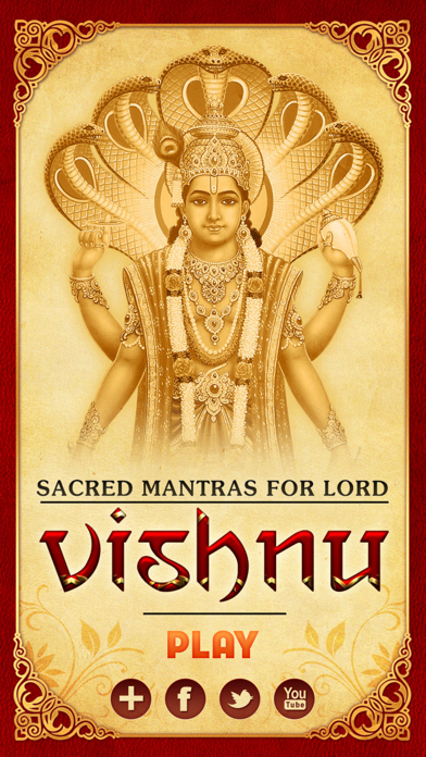 How to cancel & delete Sacred Mantras For Lord Vishnu from iphone & ipad 1