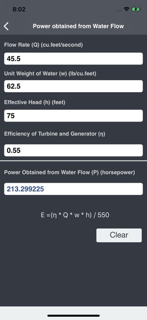 Hydraulics and Waterworks Calc(圖8)-速報App