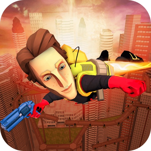 Flying Hero Escape 3D iOS App