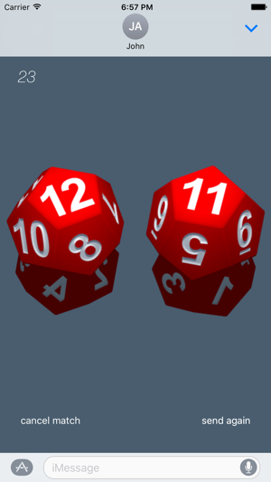 RPG D12 Role-Player Dice for iMessage(圖2)-速報App