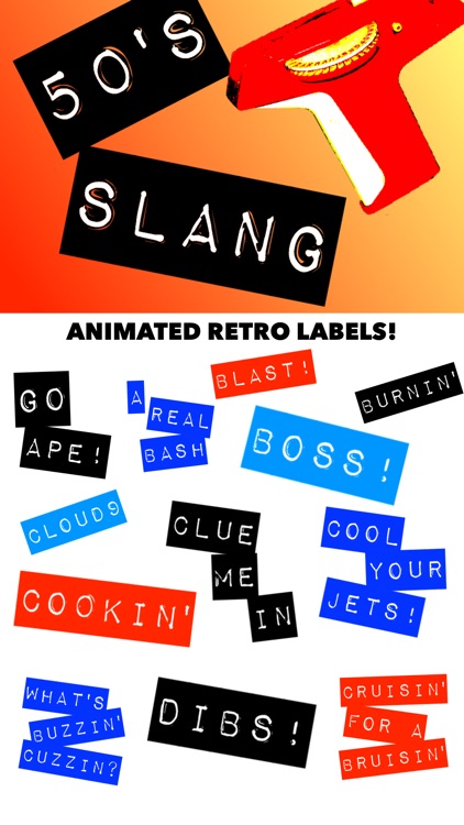 50's Slang: Retro Labeler