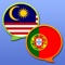 This is Malay - Portuguese and Portuguese - Malay dictionary; Kamus Melayu - Portugis dan Portugis - Melayu / Dicionário Malaio - Português e Português - Malaio