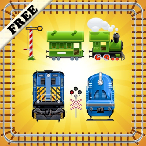 Toy Train Puzzles for Toddlers iOS App