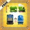 An animated puzzle with wonderful toy trains
