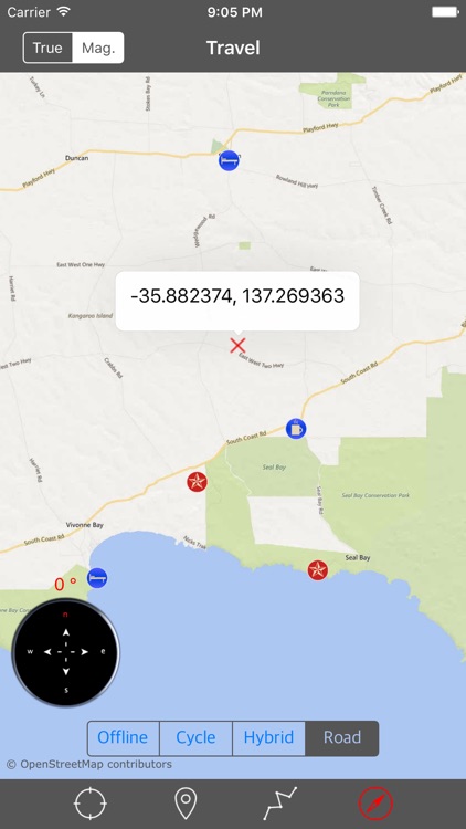 KANGAROO ISLAND (SOUTH AUSTRALIA) – GPS Travel Map screenshot-4