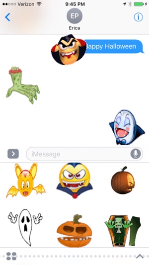 Animated Halloween Stickers for iMessage