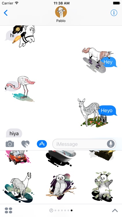 Animos - Animated animal stickers for iMessage