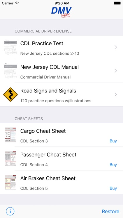 New Jersey CDL Test Prep