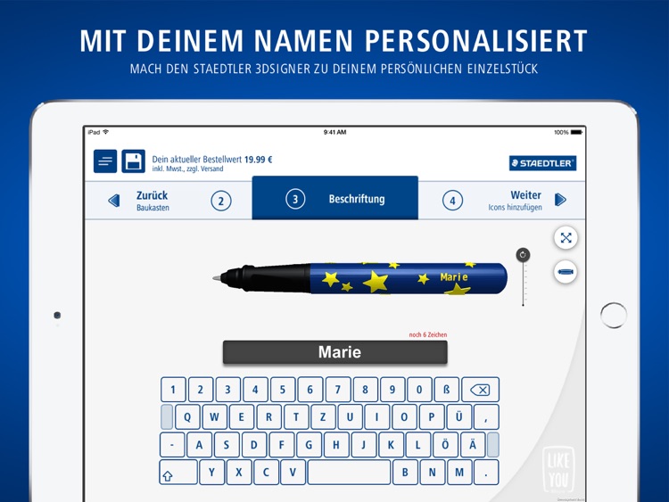 STAEDTLER 3Dsigner - Gestalte deinen Stift! screenshot-3