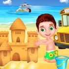 Viagem de ver&atilde;o na praia icon