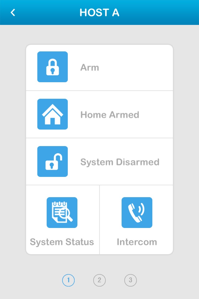 iAlarm system screenshot 3