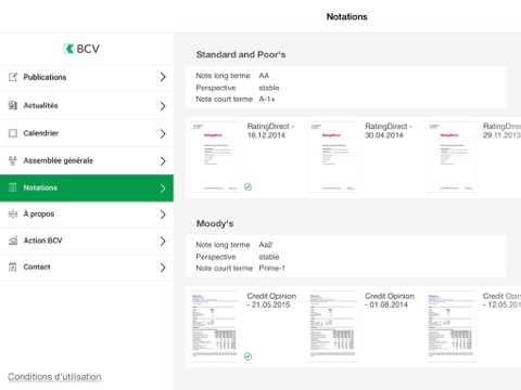 Screenshot #6 pour BCV Relations Investisseurs