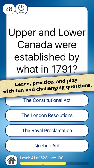 How to cancel & delete Canadian History Homeschooling Quiz For Children from iphone & ipad 1