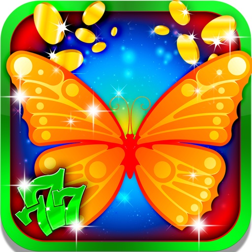 Diamond Butterfly Casino Slots: Play & win big with the wild free games Icon